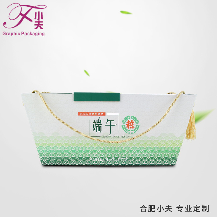 粽子禮盒，端午粽子禮盒定制，酒店粽子禮盒定制廠家，合肥小夫包裝